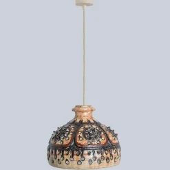 Pamono Vintage Danish Ceramic Pendant with Holes and Spikes, 1960s><noscript><img width=