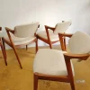 Pamono Vintage Danish Chairs N.42 Model Z by Kai Kristiansen, 1950s, Set of 4