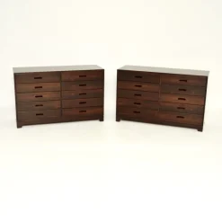 Pamono Vintage Danish Chests by Kai Winding, 1960s, Set of 2> Dressers, Commodes & Chests