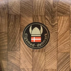 Pamono Vintage Danish Cutting Board with Cutlery from Digsmed, 1960s><noscript><img width=
