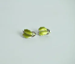 Outlet Pamono Vintage Danish Ear Clips in Gilded Sterling Silver by Volmer Bahner, 1960s, Set of 2