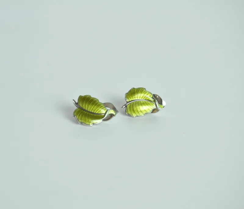 Outlet Pamono Vintage Danish Ear Clips in Gilded Sterling Silver by Volmer Bahner, 1960s, Set of 2
