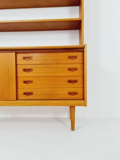 Pamono Vintage Danish Freestanding Book Case in Teak by Bengt Ruda, 1960s><noscript><img width=