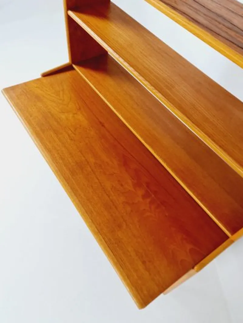 Pamono Vintage Danish Freestanding Book Case in Teak by Bengt Ruda, 1960s> Shelves & Wall Units