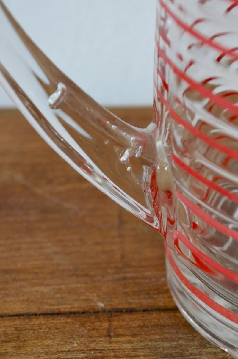 Discount Pamono Vintage Danish Glass Salad Bowl & Pitcher by Jacob E. Bang for Holmegaard, Set of 2