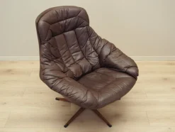 Outlet Pamono Vintage Danish Leather Swivel Chair by H.W. Klein for Bramin, 1960s