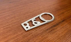 Pamono Vintage Danish Metal Bottle Opener from Bang & Olufsen, 1970s><noscript><img width=