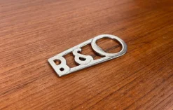 Pamono Vintage Danish Metal Bottle Opener from Bang & Olufsen, 1970s><noscript><img width=