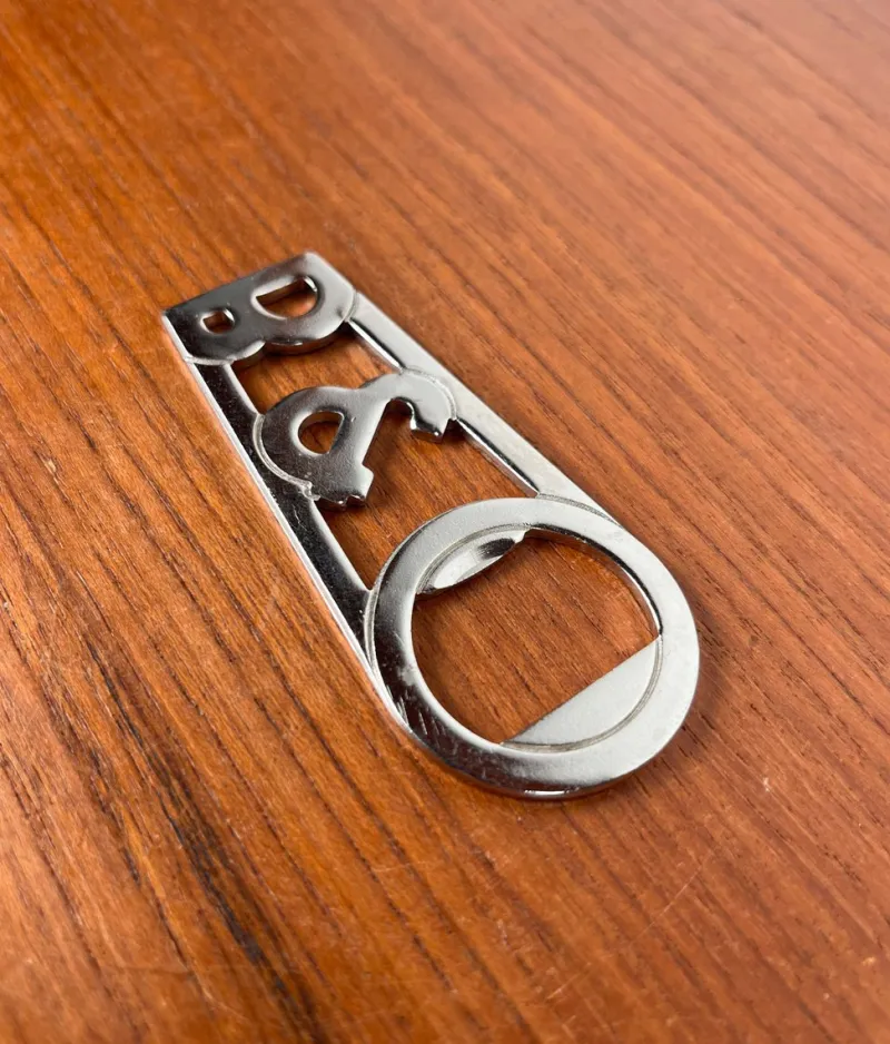 Pamono Vintage Danish Metal Bottle Opener from Bang & Olufsen, 1970s