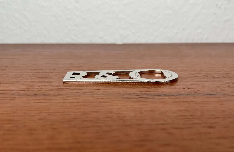 Pamono Vintage Danish Metal Bottle Opener from Bang & Olufsen, 1970s