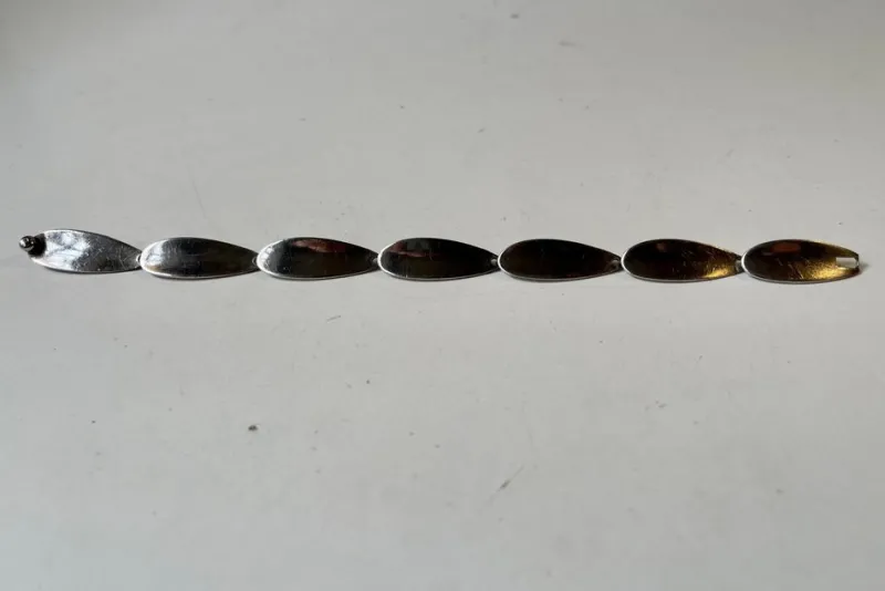 Pamono Vintage Danish Modern Silver Bracelet with Leaves from AJ Sterling, 1960s> Bracelets