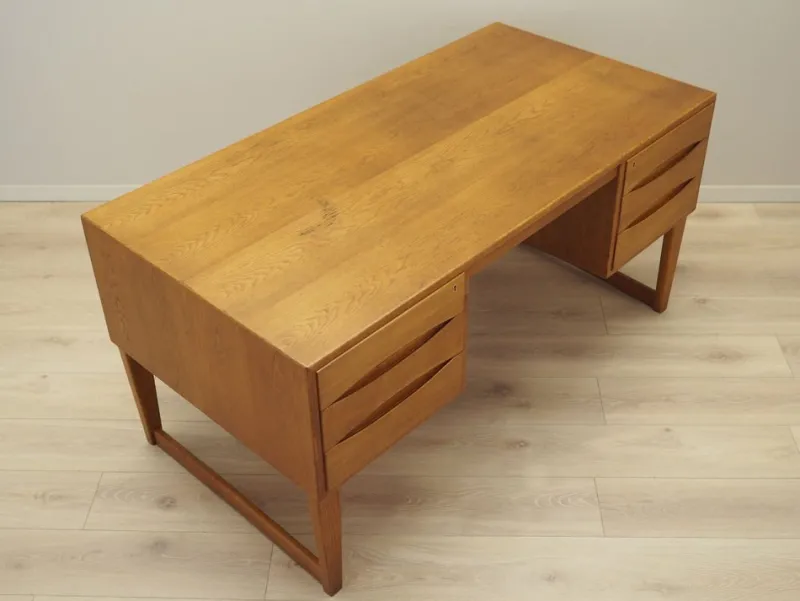 Best Pamono Vintage Danish Oak Desk by Christian Møller, 1960s