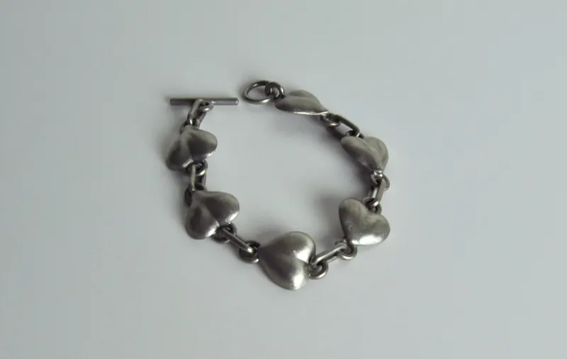 Pamono Vintage Danish Pewter Bracelet by Fink Design, 1970s> Bracelets