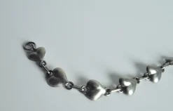Pamono Vintage Danish Pewter Bracelet by Fink Design, 1970s><noscript><img width=