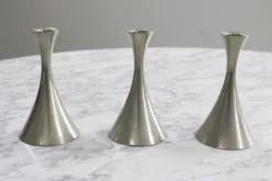 Online Pamono Vintage Danish Pewter Candlestick by Arne Erkers for Just Andersen, 1950s