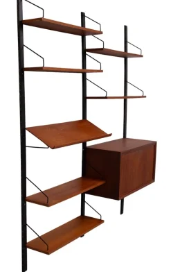 Discount Pamono Vintage Danish Royal Wall System with Magazine Holder by Poul Cadovius, 1960s