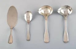 Pamono Vintage Danish Silver Fluted 6-Person Dinner Service, Set of 22> Cutlery & Serving Utensils