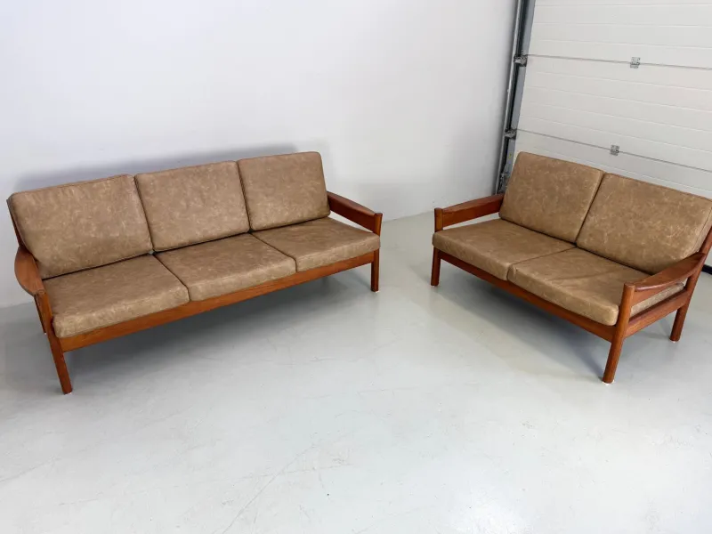 Best Pamono Vintage Danish Sofas attributed to Børge Jensen & Sønner, 1960s, Set of 2