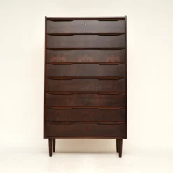 Pamono Vintage Danish Tallboy Chest of Drawers, 1960> Dressers, Commodes & Chests