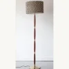 Pamono Vintage Danish Teak and Brass Floor Lamp, 1960s> Floor Lamps