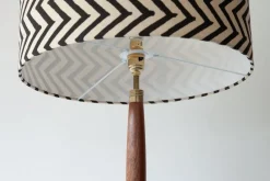 Pamono Vintage Danish Teak and Brass Floor Lamp, 1960s><noscript><img width=