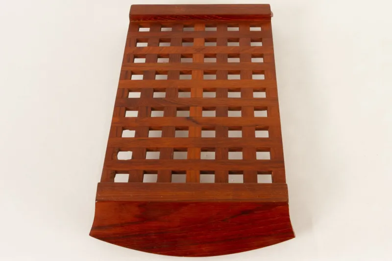 New Pamono Vintage Danish Teak and Glass Tray by Jens Quistgaard for IHQ Dansk Designs, 1960s