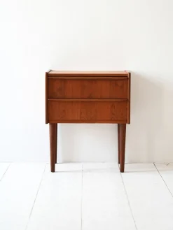 Pamono Vintage Danish Teak Bedside Table, 1960s> Nightstands