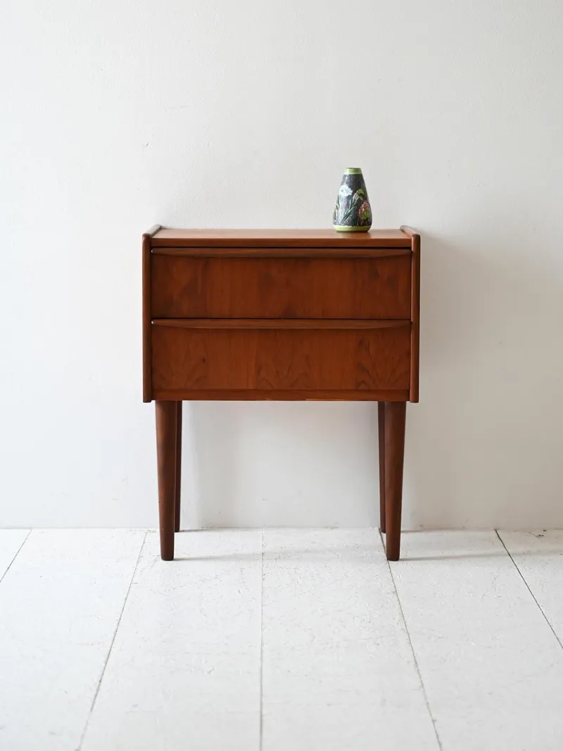 Pamono Vintage Danish Teak Bedside Table, 1960s> Nightstands