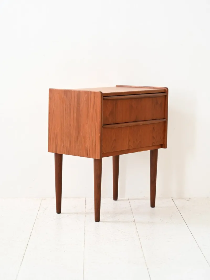 Pamono Vintage Danish Teak Bedside Table, 1960s> Nightstands