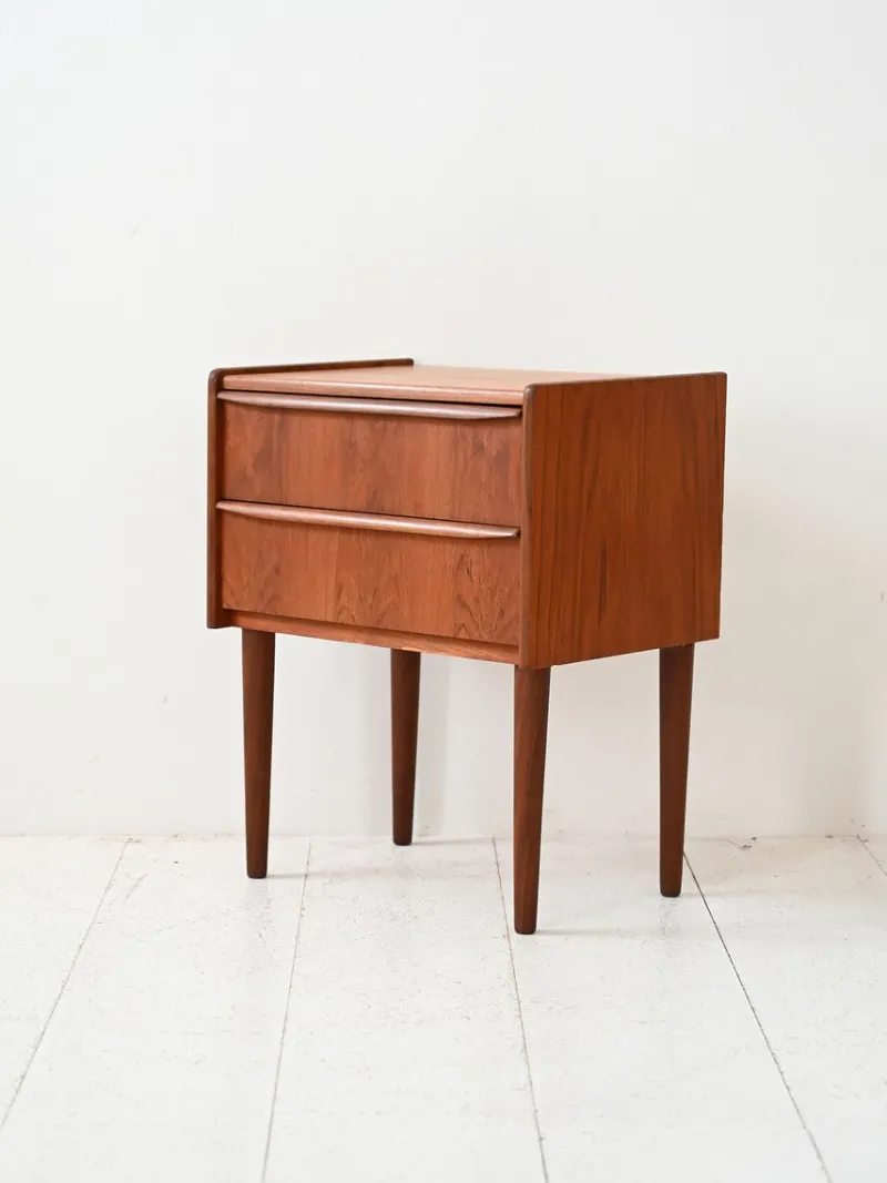 Pamono Vintage Danish Teak Bedside Table, 1960s> Nightstands