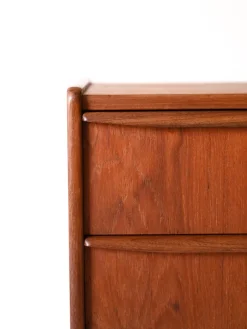 Pamono Vintage Danish Teak Bedside Table, 1960s><noscript><img width=