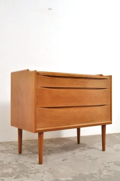 New Pamono Vintage Danish Teak Dressing Table or Chest of Drawers from Ølholm Møbelfabrik, 1960s