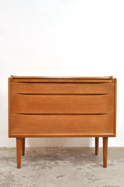 New Pamono Vintage Danish Teak Dressing Table or Chest of Drawers from Ølholm Møbelfabrik, 1960s