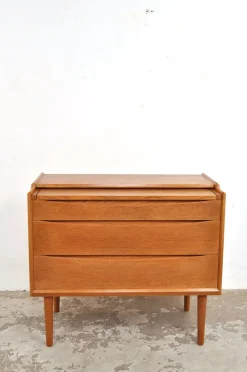 New Pamono Vintage Danish Teak Dressing Table or Chest of Drawers from Ølholm Møbelfabrik, 1960s