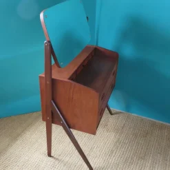 Pamono Vintage Danish Teak Dressing Table, 1960s><noscript><img width=
