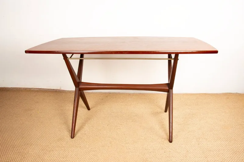 Discount Pamono Vintage Danish Teak High and Low Table, 1960s.