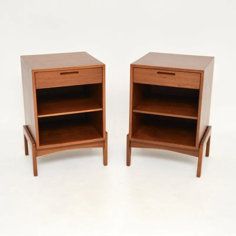 Clearance Pamono Vintage Danish Teak Nightstands by Ib Kofod Larsen, 1960, Set of 2