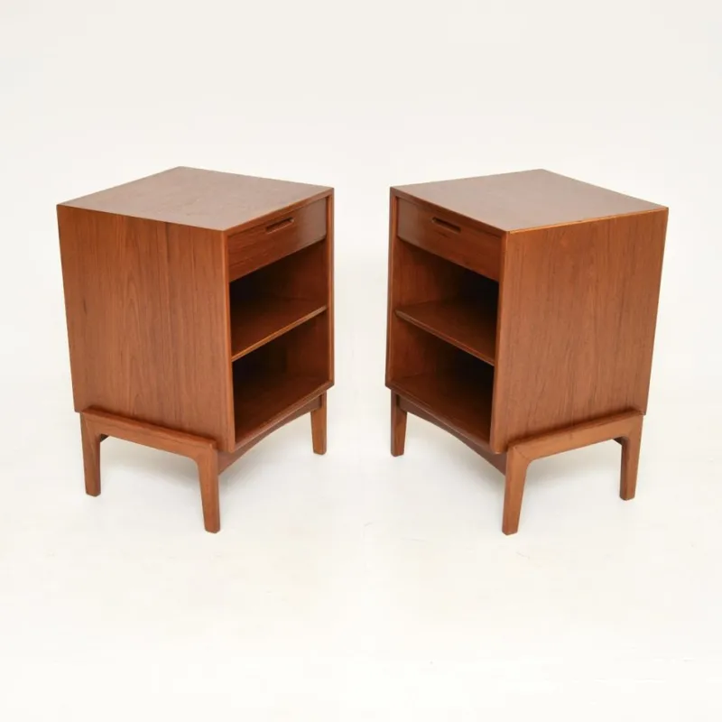Clearance Pamono Vintage Danish Teak Nightstands by Ib Kofod Larsen, 1960, Set of 2