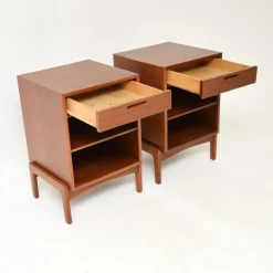 Clearance Pamono Vintage Danish Teak Nightstands by Ib Kofod Larsen, 1960, Set of 2