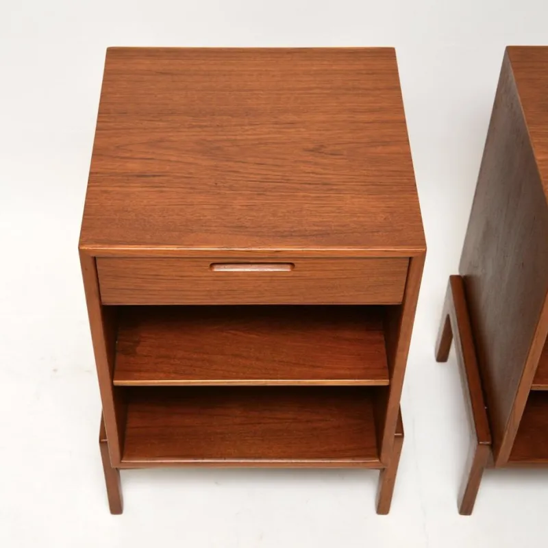 Clearance Pamono Vintage Danish Teak Nightstands by Ib Kofod Larsen, 1960, Set of 2