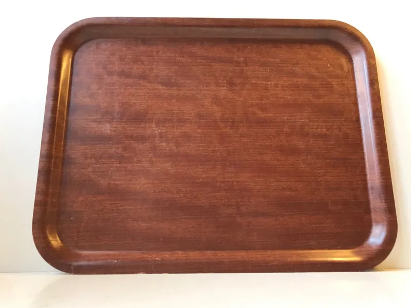 Pamono Vintage Danish Teak Serving Tray from Langva, 1960s> Trays