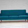 Pamono Vintage Danish Three-Seater Sofa in Wool and Teak, 1970s> Couches & Sofas