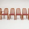 Pamono Vintage Danish Wooden Chairs from Dyrlund, 1960s, Set of 6> Side Chairs & Dining Chairs