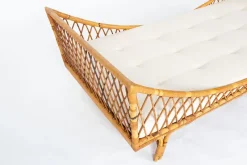 Clearance Pamono Vintage Daybed in Rattan, 1950