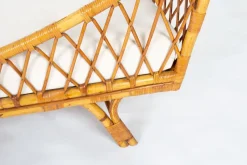 Clearance Pamono Vintage Daybed in Rattan, 1950