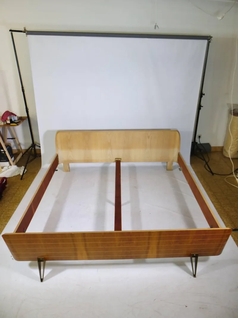 Pamono Vintage Design Double Bed, 1960s> Beds & Bedroom Sets