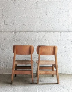 Sale Pamono Vintage Design School Chairs by Eibe for Children, Germany, 1960s, Set of 2