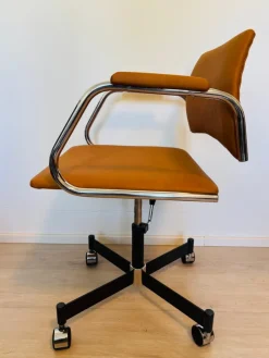 Pamono Vintage Dijon Model K-380 Office Chair by Kovona, Czechoslovakia, 1970s><noscript><img width=