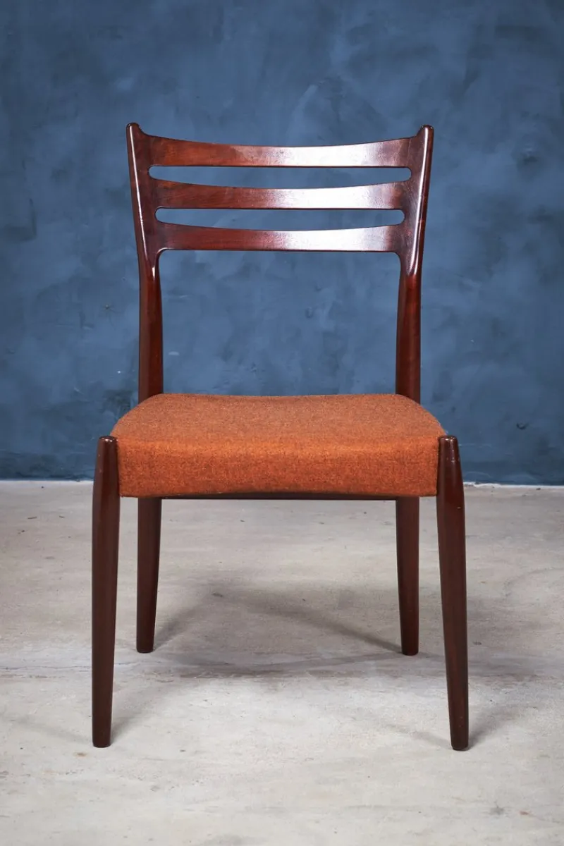 Pamono Vintage Dining Chairs by Svend Aage Madsen, 1960s, Set of 6> Side Chairs & Dining Chairs