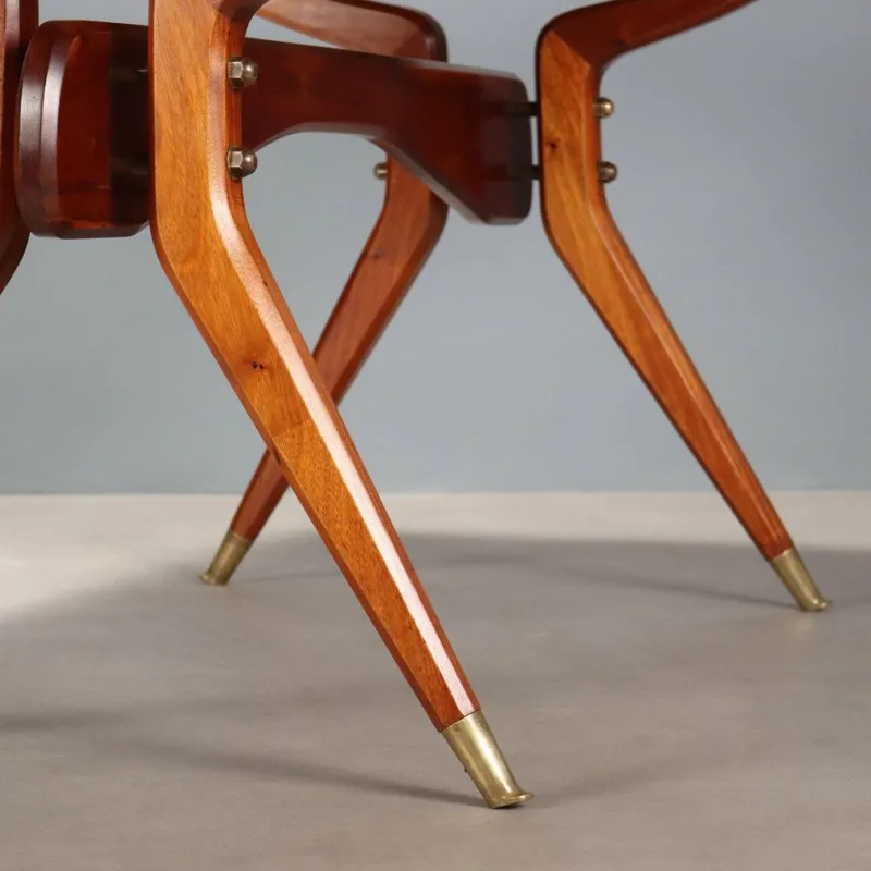 Pamono Vintage Dining Table in Mahogany Veneer, Italy, 1960s> Dining Tables & Sets